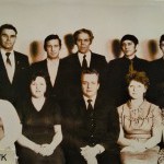 Коллектив ЦМК (нижний ряд в центре Камолов Б. П., слева от него Дербина Н.; верхний ряд Печенкин А. - 2-ой справа) (1984)